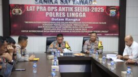 Polres Lingga Gelar Lat Pra Ops Antik Seligi 2025, Fokus Berantas Peredaran Narkoba Jelang Ramadhan | f. Humas Polres Lingga