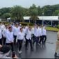 Nizar dan Novrizal mengikuti gladi bersih bersama kepala dan wakil kepala daerah terpilih lainnya di Istana Kepresidenan | f. Ist