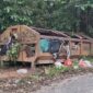 Kondisi tempat sampah di Jalan Pantai Nusantara, Desa Tanjung Harapan | f. Cahyo