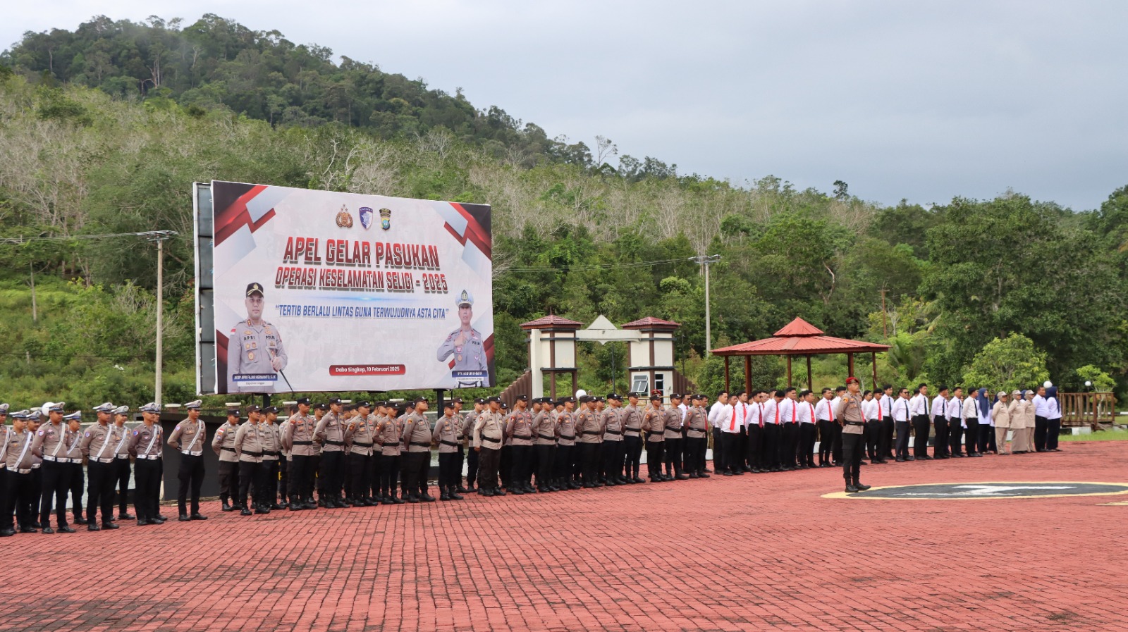 Polres Lingga Gelar Upacara Hari Kesadaran Nasional, Kapolres Tekankan Disiplin dan Etika Bermedia | f. Humas Polres Lingga