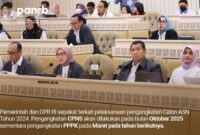 Rapat Dengar Pendapat (RDP) antara Komisi II DPR RI dengan MenPANRB Rini Widyantini dan Kepala BKN Zudan Arif Fakrulloh | f. IG. Kemenpanrb