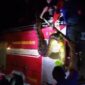 Panik! Ular Piton 7 Meter Masuk ke Gudang Warga di Daik Lingga, Dievakuasi Damkar dalam 15 Menit | f. Ist