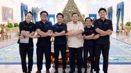 Presiden Prabowo Subianto menerima kunjungan Pandawara Group di Istana Merdeka, Jakarta, pada Selasa, 11 Maret 2025. Foto: BPMI Setpres/Muchlis Jr