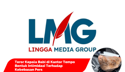 Komunitas Lingga Media Group (LMG) Kecam Aksi Teror Kepala Babi di Kantor Tempo | f. LMG