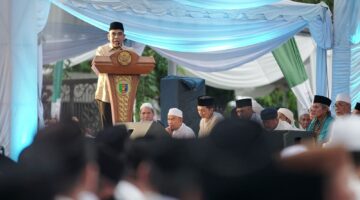 Ketua MPR RI yang juga Sekjen Partai Gerindra, Ahmad Muzani, saat melakukan kunjungan ke Lampung. (Foto:Dok/Adpim Lampung).