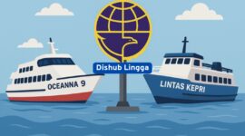 Dishub Lingga berada di tengah-tengah kisruh dua armada kapal di Lingga | f. Red Ilustrasi