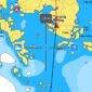 Kapal penumpang MV Arena 2 yang melayani rute Tanjungpinang-Lingga dilaporkan kandas di atas karang saat menuju Tajur Biru | peta satelit posisi kapal