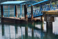 Ponton Pelabuhan Senayang Miring, Dishub Lingga Gerak Cepat Koordinasi ke Provinsi | f. Red