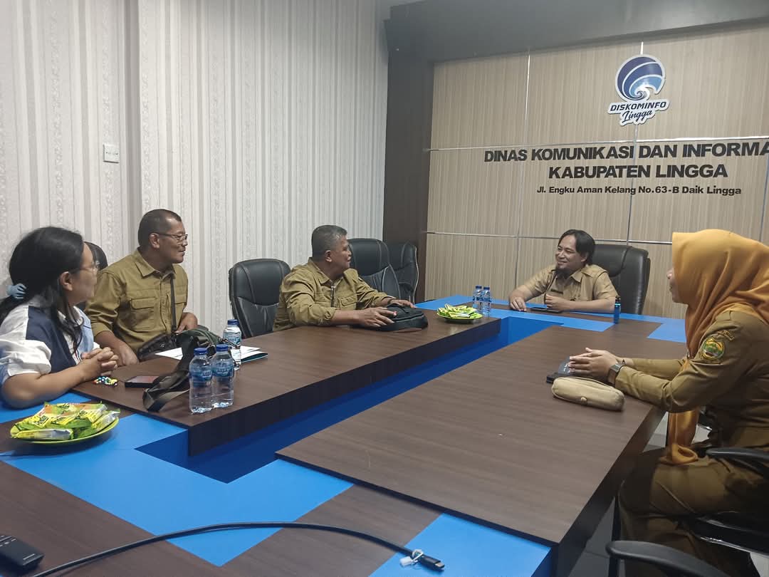 Perkuat Literasi Teknologi dan Tertib Frekuensi, Diskominfo Lingga Sambut Baik Kedatangan Tim Balmon Batam Jelang Sosialisasi Spektrum Frekuensi Radio | f. Red