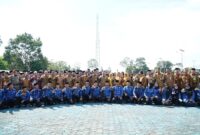 Bupati Lingga Lantik 406 CPNS Formasi 2024: Tegaskan Loyalitas, Tegur Pegawai Malas, dan Dorong Inovasi ASN Muda | f. Diskominfo Lingga