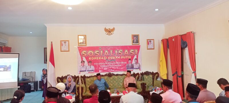 Pemerintah Kabupaten Lingga melalui Dinas Perindustrian dan Perdagangan Koperasi UMKM (DisperindagKop UMKM) terus memperkuat langkah untuk mengembangkan perekonomian pedesaan melalui pembentukan Koperasi Merah Putih | f. Vatawari