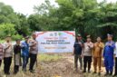 Kapolres Lingga Pimpin Peletakan Batu Pertama Pembangunan Pos Polisi di Desa Pekajang | f. Ist