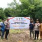 Kapolres Lingga Pimpin Peletakan Batu Pertama Pembangunan Pos Polisi di Desa Pekajang | f. Ist