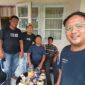 Anggota Komunitas LMG temu ramah ke rumah Kabandara Dabo Singkep | f. Wandy