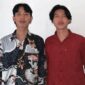 Bimantara (Baju Merah) Ketua GAM Kepri dan Yogi Saputra (Baju Batik) Sekretaris | f. Red
