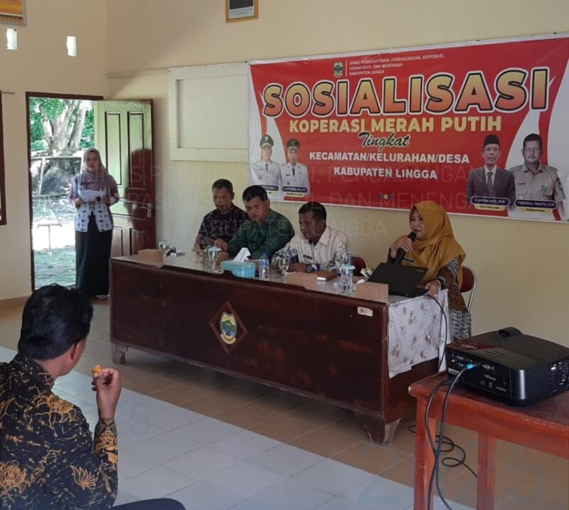 Disperindagkop Lingga Siap Kawal Desa Bentuk Koperasi Merah Putih, Dorong Kemandirian Ekonomi | f. Red