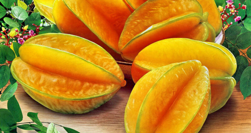 Belimbing, yang dikenal juga dengan nama starfruit | f. Red