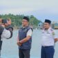 Kadishub Lingga bersama Kabid Laut Dishub Lingga saat diwawancarai rekan jurnalis | f. Red