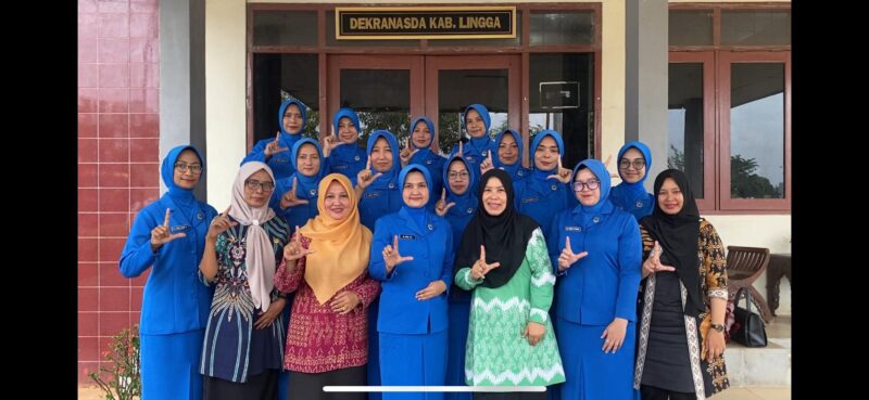 Dekranasda Lingga Perkuat Promosi Kerajinan Daerah Lewat Kunjungan Jalasenastri | f. Sahib