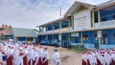 Salah satu SD Swasta yang ada di Dabo Singkep | f. Ist