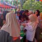 Ratusan Warga Serbu Bazar Murah Disperindagkop Lingga di Singkep Barat | f. Red