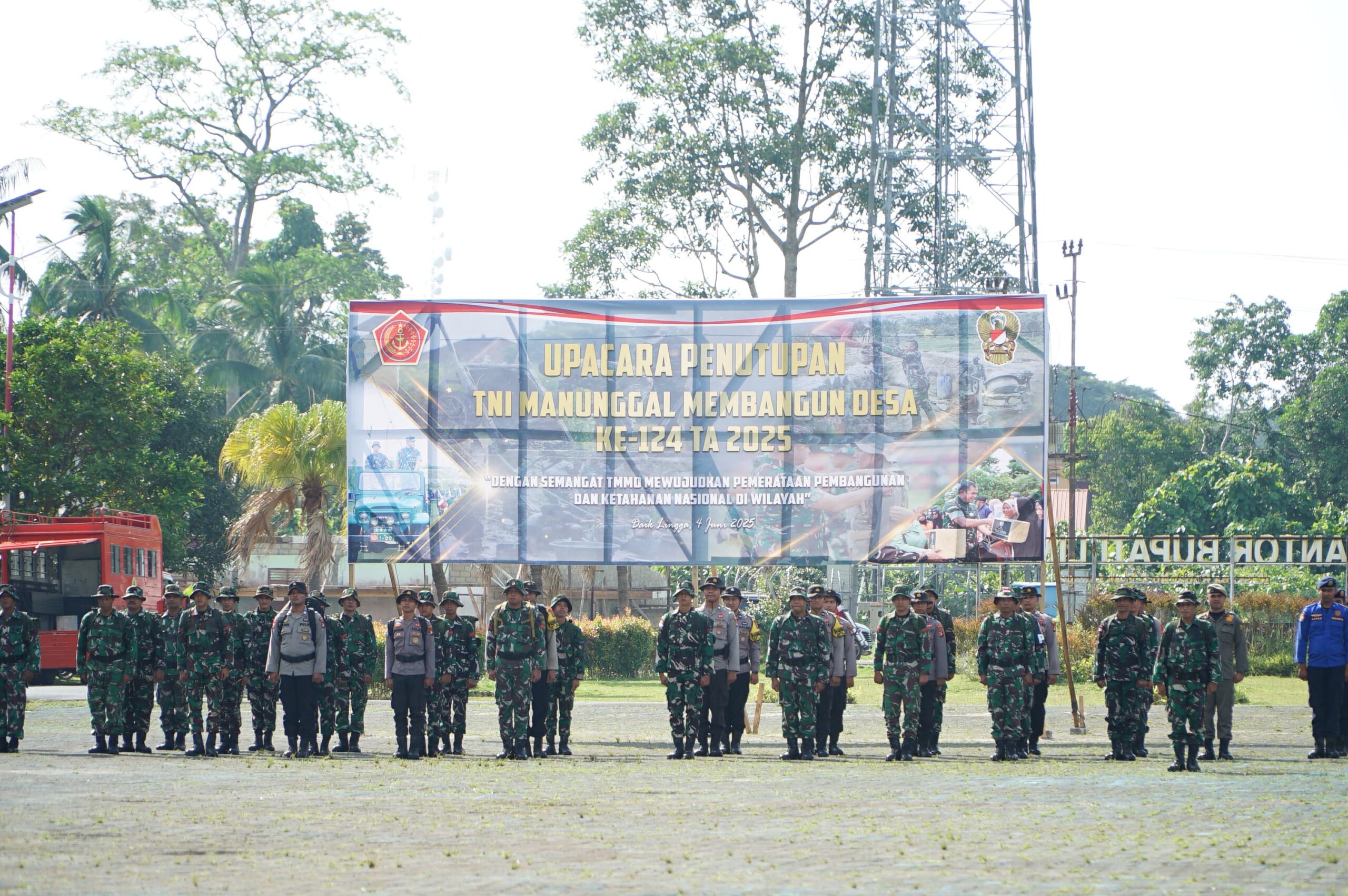TMMD ke -124 di Lingga Resmi Ditutup | f. Red