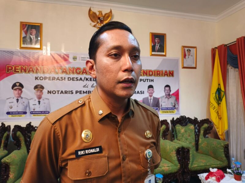 Kepala Dinas Koperasi dan UKM Provinsi Kepri, Riki Rionaldi | f. Cahyo