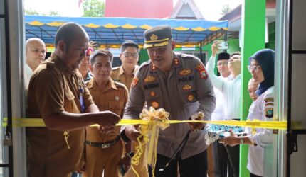 Peresmian Kampung Bebas Narkoba Oleh Kapolres Lingga di Desa Batu Kacang | f. Humas Polres Lingga