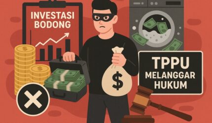 Ilustrasi gambar terkait investasi bodong yang mengarah pada TPPU | f. Redaksi