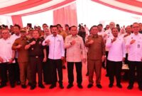 Pemerintah melalui Desk Koordinasi Peningkatan Penerimaan Devisa Negara (PPDN), secara resmi meluncurkan program Pemanfaatan Sisa Stockpile Bijih Bauksit di Provinsi Kepulauan Riau, Senin (28/07/2025) | f. Kejati Kepri