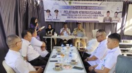 DisperindagKop Lingga Perluas Daya Saing Pelaku Usaha Lewat Pelatihan Kewirausahaan Inovatif | f. Redaksi