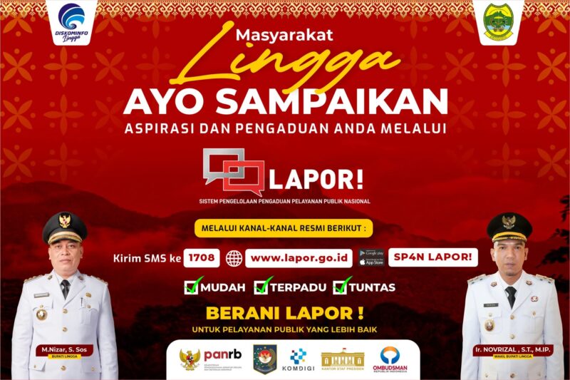 SP4N LAPOR | f. Diskominfo Lingga