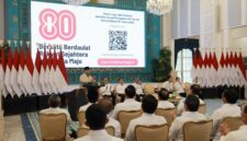Presiden Prabowo Resmi Luncurkan Logo dan Tema HUT ke-80 Kemerdekaan Republik Indonesia | f. BPMI Setpres