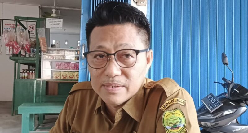 Kepala Bidang Pendataan dan Penetapan Bapenda Lingga, Wahyudi Eka Putra | f. Wandy