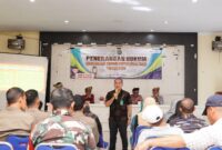 Lewat program Pembinaan Masyarakat Taat Hukum (BINMATKUM), Kejati Kepri menggulirkan Penerangan Hukum bertema “Pencegahan dan Pemberantasan TPPO” di Kantor Kecamatan Tanjungpinang Kota, Jumat (25/07/2025) | f. Kejati Kepri