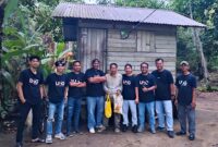 Rayakan Ulang Tahun ke-1, LMG Tebar Puluhan Paket Sembako untuk Lansia dan Warga Kurang Mampu di Singkep | f. Redaksi
