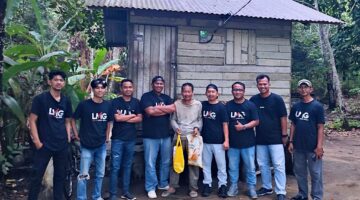 Rayakan Ulang Tahun ke-1, LMG Tebar Puluhan Paket Sembako untuk Lansia dan Warga Kurang Mampu di Singkep | f. Redaksi
