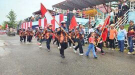 Pemuda Pancasila Lingga Tunjukkan Semangat Juang di Pawai Pembangunan HUT RI ke-80 | f. Cahyo