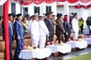 Danlanal Dabo Singkep Hadiri Upacara Detik-Detik Proklamasi HUT RI ke-80 di Lingga | f. Diskominfo Lingga