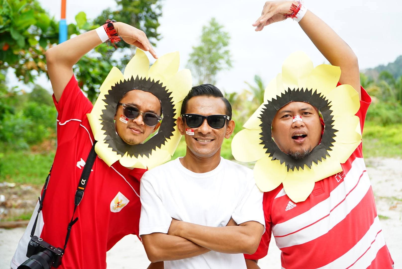 Diskominfo Lingga Rayakan HUT RI ke-80 dan Milad ke-5 dengan Family Fun Day di Pantai Armifa | f. Diskominfo Lingga