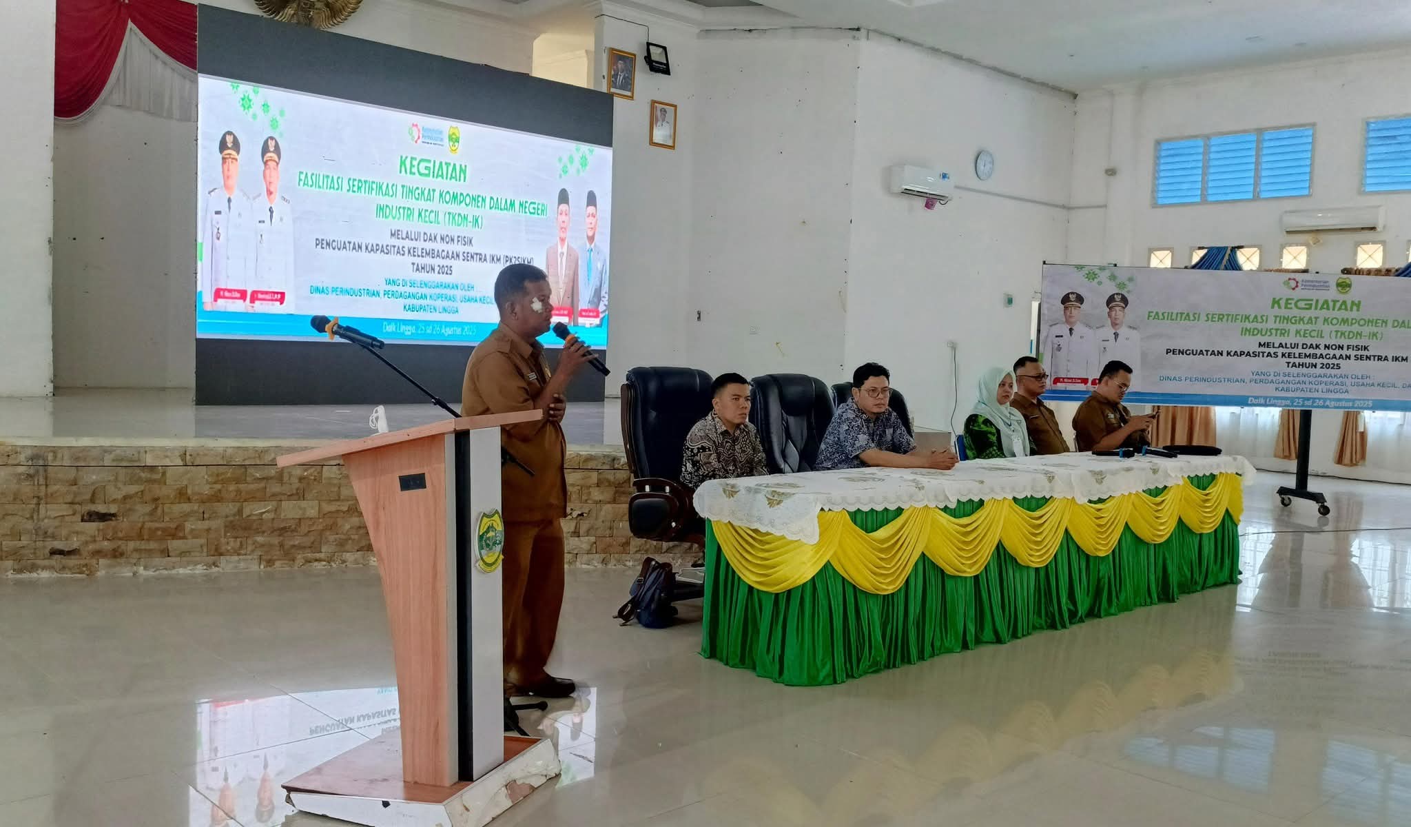 Lingga Dorong IKM Go Nasional, Fasilitasi Sertifikasi TKDN-IK Resmi Ditutup | f. Diskominfo Lingga