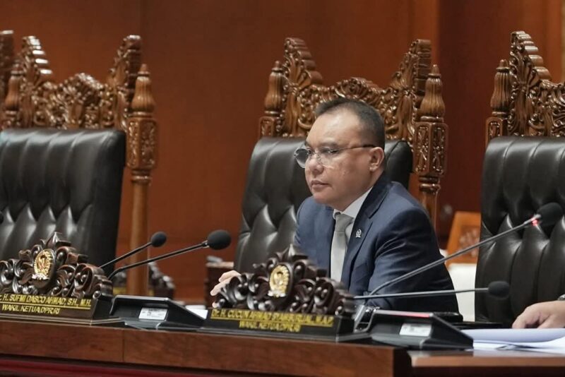 Wakil Ketua DPR RI, Prof. Dr. Ir. H. Sufmi Dasco Ahmad, S.H., M.H. | f. Ist
