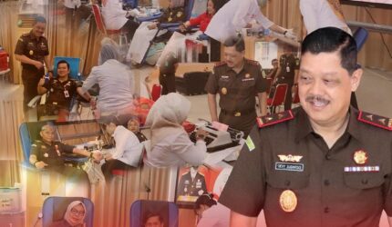 Kejati Kepri Gelar Donor Darah Bersama PMI Tanjungpinang, Sambut Hari Lahir Kejaksaan ke-80 Tahun 2025 | f. Penkum Kejati Kepri