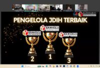 Bawaslu Lingga berhasil meraih predikat Pengelola Jaringan Dokumentasi dan Informasi Hukum (JDIH) Bawaslu Terbaik I se-Provinsi Kepri | f. Bawaslu Lingga