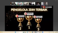 Bawaslu Lingga berhasil meraih predikat Pengelola Jaringan Dokumentasi dan Informasi Hukum (JDIH) Bawaslu Terbaik I se-Provinsi Kepri | f. Bawaslu Lingga