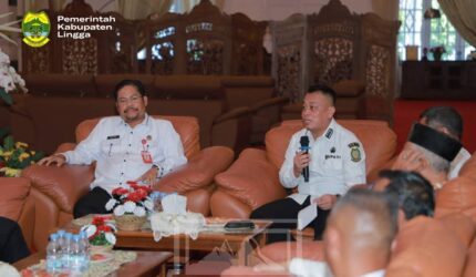Bupati Lingga Sambut Kepala Kanwil BPN Kepri, Perkuat Sinergi Percepatan Reforma Agraria | Prokopim Lingga