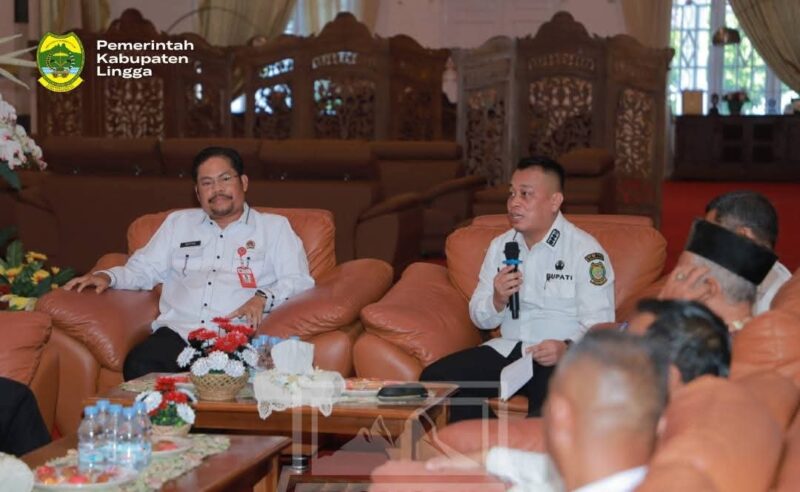 Bupati Lingga Sambut Kepala Kanwil BPN Kepri, Perkuat Sinergi Percepatan Reforma Agraria | Prokopim Lingga