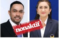 Dewan Pimpinan Pusat (DPP) Partai Nasdem resmi menonaktifkan dua kadernya, Ahmad Sahroni dan Nafa Urbach, dari jabatan sebagai anggota DPR Fraksi Nasdem | f. Red