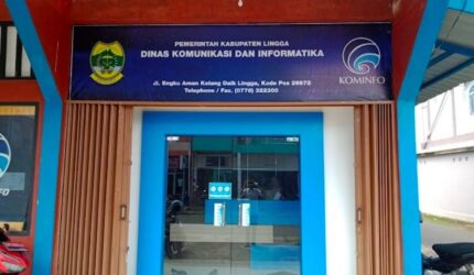 Kantor Diskominfo Lingga | f. Wandy