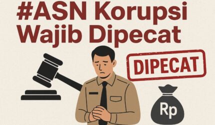 Gambar ilustrasi Redaksi terkait ASN Korupsi Wajib Dipecat | Redaksi